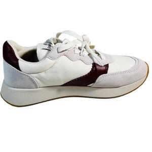 Soludos‎ Paradiso Retro Sneakers, Women’s, Color White/Wine, Size 7